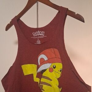 Pokemon Pikachu Red Tank Top